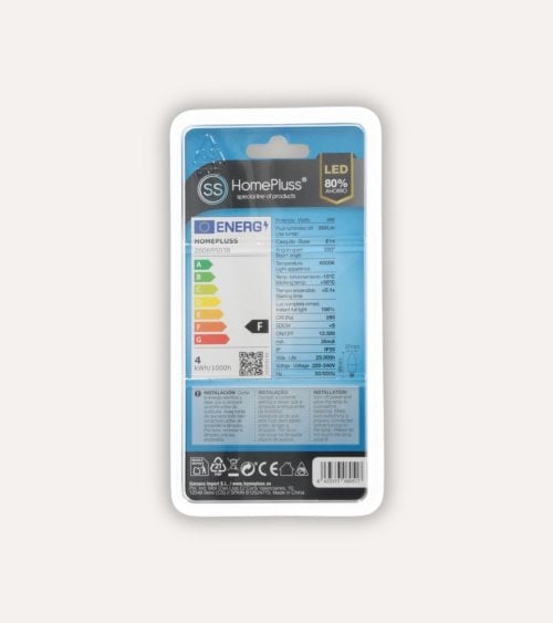Bombilla Led Vela E14 4W