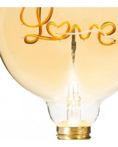 Bombilla Led con Palabra en el Interior E27 de 2W