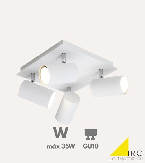 Lámpara Colgante Marley con 4 Focos de Metal