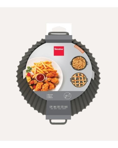 Cesta para Freidora de Aire con Asas de Silicona