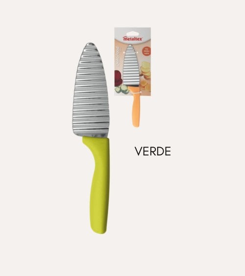 Cuchillo Ondulado Decorador de Acero Inoxidable