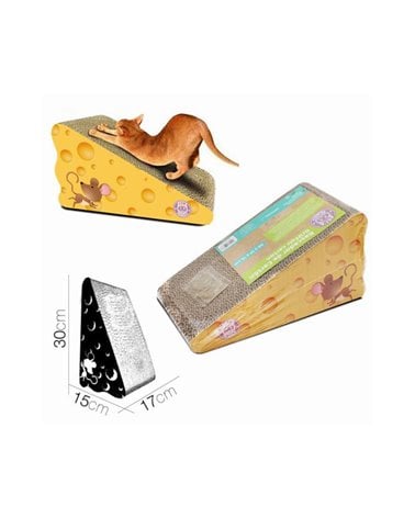 Rascador para Gato en forma de Queso