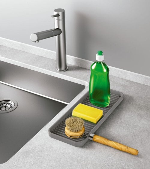 Bandeja Organizadora de Fregadero Tidy Mat de Silicona