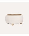 Puff con Contenedor Irisha de Madera y Poliéster