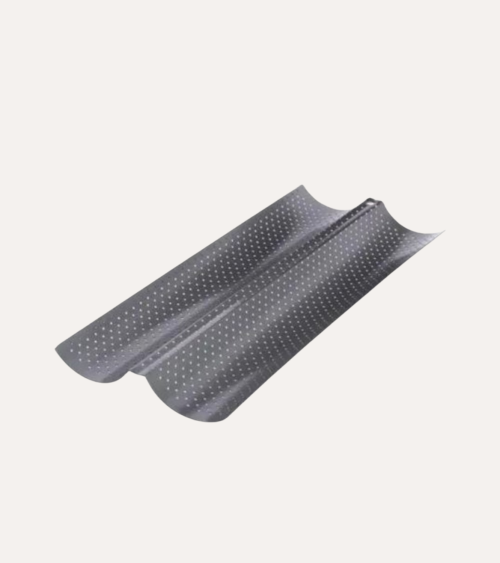 Molde Doble para Baguettes de 38x16cm - Panadería Casera