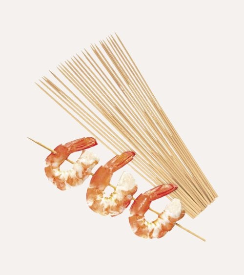 Set de 100 Palitos de Brocheta de Madera