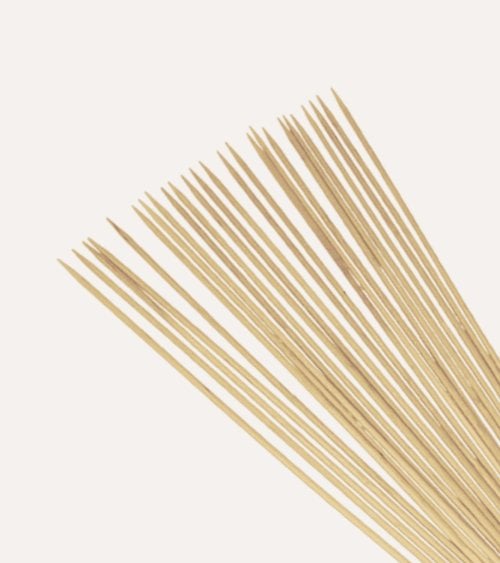 Set de 100 Palitos de Brocheta de Madera