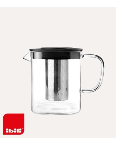 Jarra Hervidora de Té Square con Filtro de Acero Inoxidable 18/10