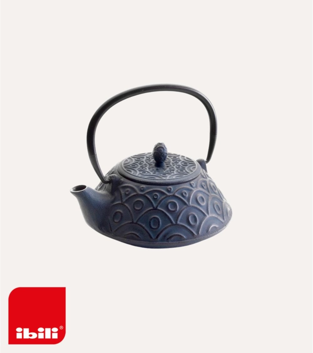 Tetera Malasia Estilo Tradicional de Hierro Fundido