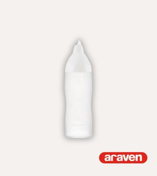 Botella Biberón Antigoteo de Salsa de Araven