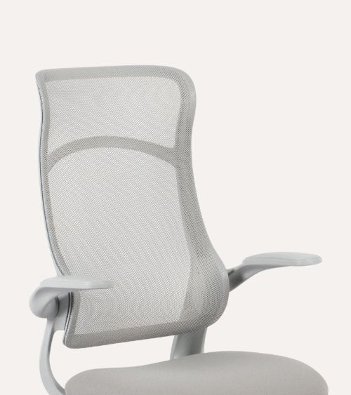Silla de Oficina Zolder de Madera y Plástico