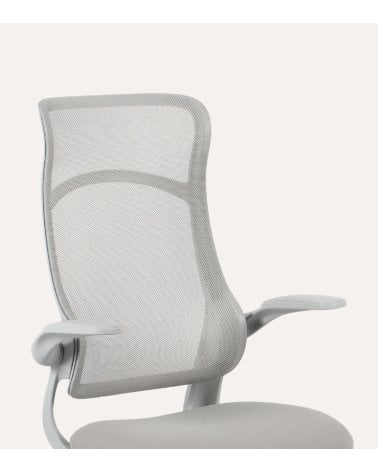 Silla de Oficina Zolder de Madera y Plástico