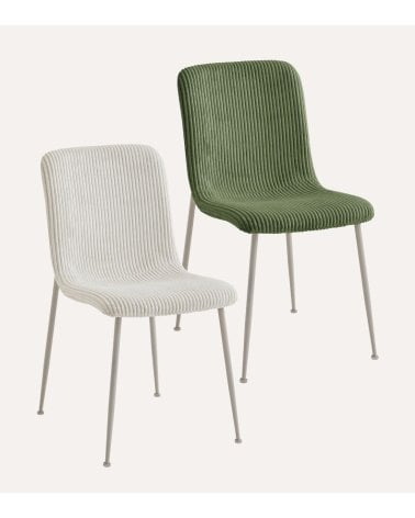 Silla Rina de Pana, Madera y Acero Epoxi