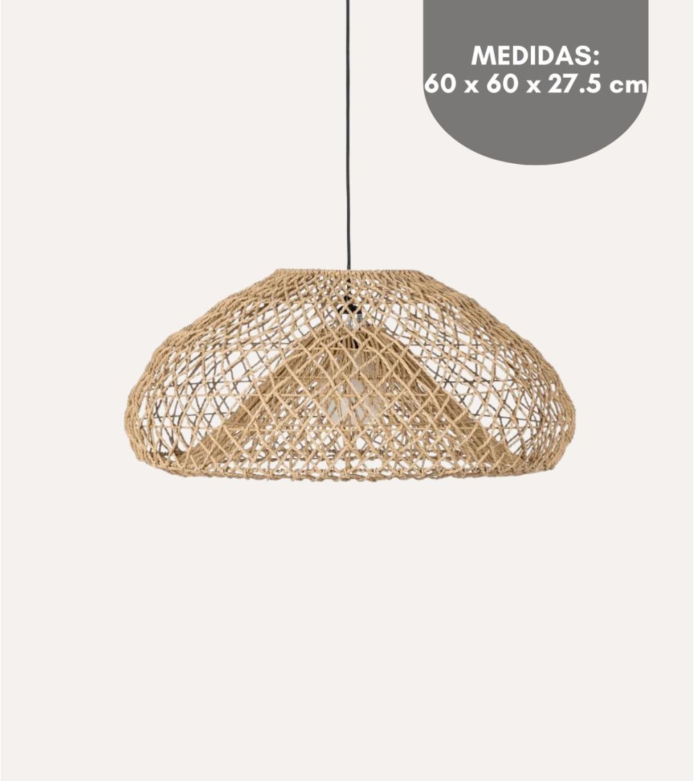 Lámpara Colgante Jasmine de Cuerda de Papel Natural Lámpara Colgante Jasmine de Cuerda de Papel Natural