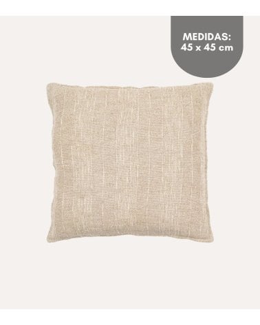 Cojín Tyson de 100% Lino y Algodón