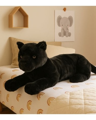 Pantera Negra de Peluche para Decoración Infantil