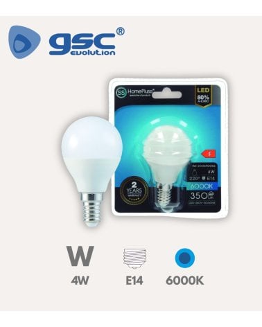 Bombilla LED Estandar E14 4W