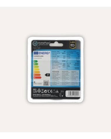 Bombilla LED Estandar E14 4W