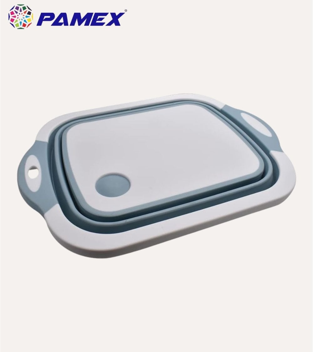 Escurridor y Tabla de Corte Plegable Lave y Corte de Plástico