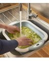 Escurridor y Tabla de Corte Plegable Lave y Corte de Plástico