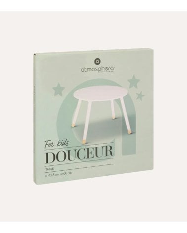 Mesa Infantil Redonda Douceur de Madera de Pino