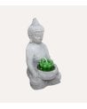 Figura Decorativa Buda Portavelas de Cemento