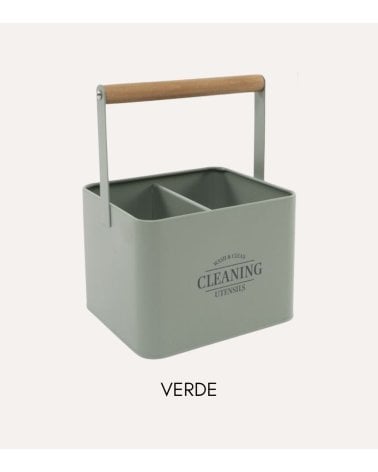 Bote para Artículos de Limpieza de Metal