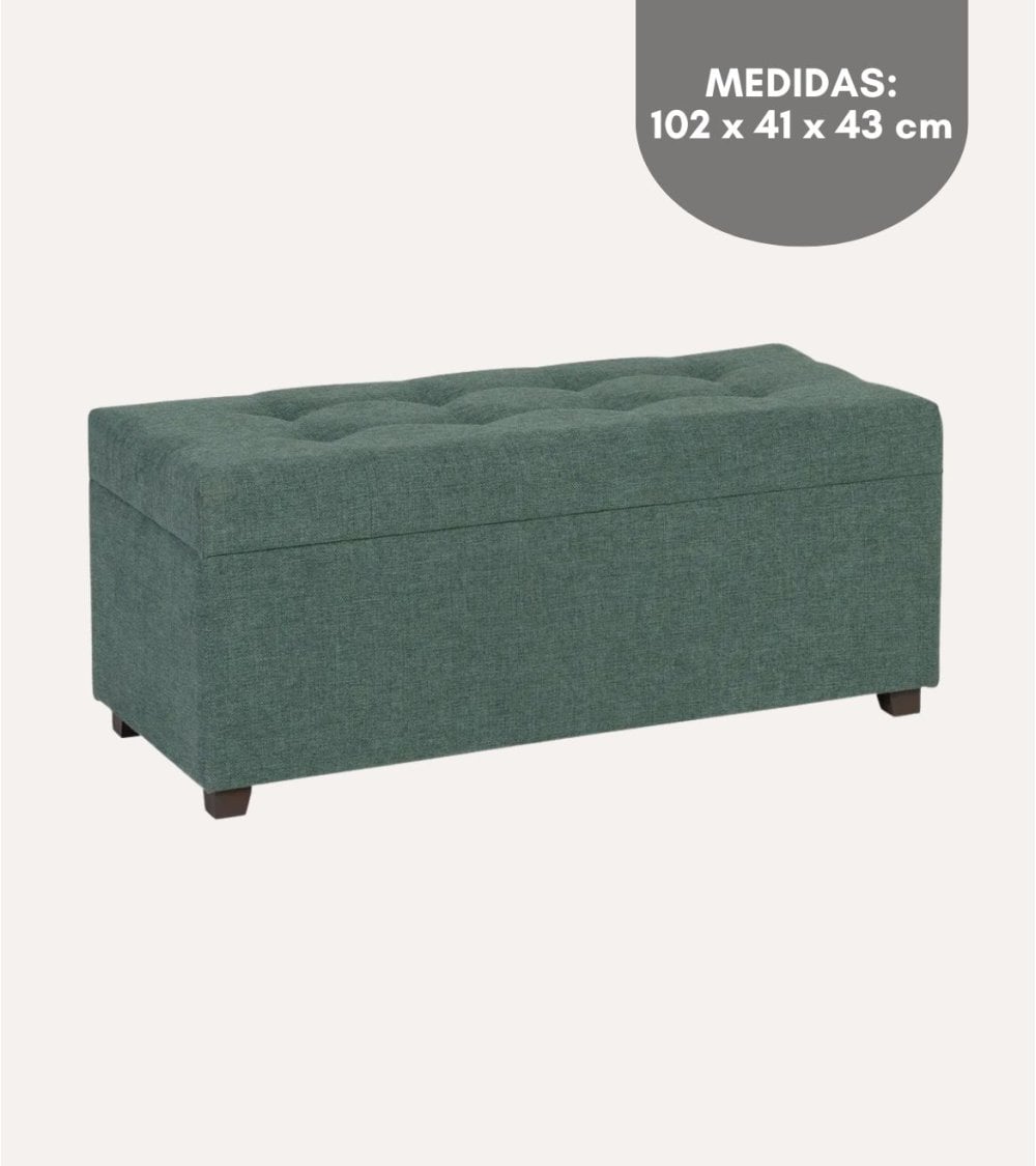 Banco con Arcón Foam de Madera