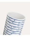Set de Baño de 2 Piezas Rayas Marineras de Cerámica