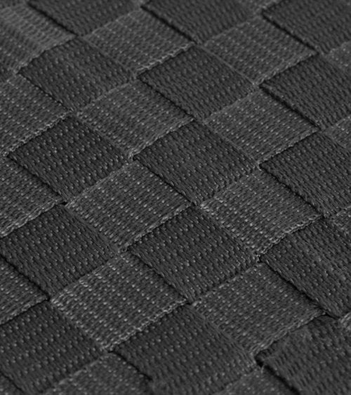 Cesta con Tapa de Tejido Grueso de PP