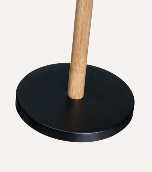 Portarrollos Black Bamboo de PP y Bambú