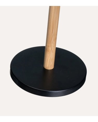 Portarrollos Black Bamboo de PP y Bambú