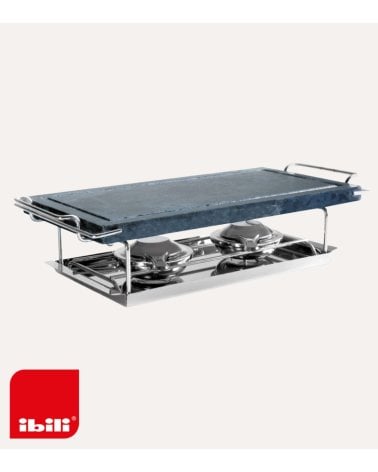 Plancha Grill de Piedra y Acero Inoxidable