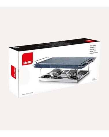 Plancha Grill de Piedra y Acero Inoxidable