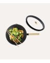 Sartén Wok Luxe con Tapa de Cristal Templado