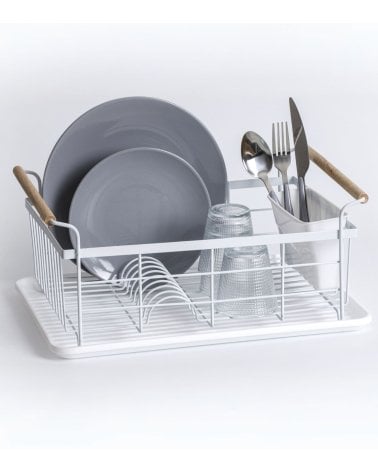 Escurreplatos Cesta Modern de PP y Metal