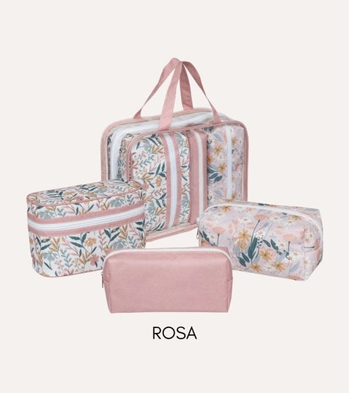 Set de 4 Neceseres Summer de Poliéster