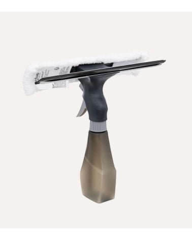 Set Limpiacristales 3 en 1 de Pulverizador, Rasqueta y Mopa