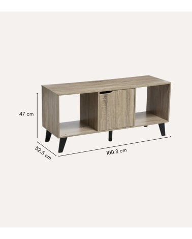 Mueble de TV Ceda de MDF y Acero
