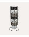 Set de 6 Tazas Love con Base de Porcelana y Hierro