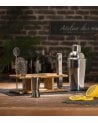 Set de Cócteles con 5 Piezas con Base de Acero Inoxidable y Madera