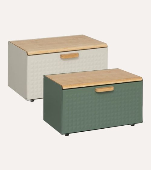 Panera Caja Sensia de Bambú y Metal