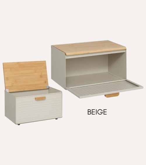 Panera Caja Sensia de Bambú y Metal