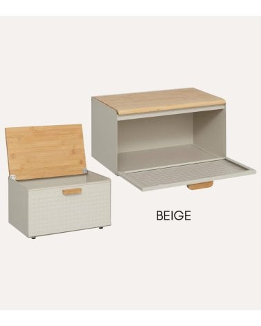 Panera Caja Sensia de Bambú y Metal