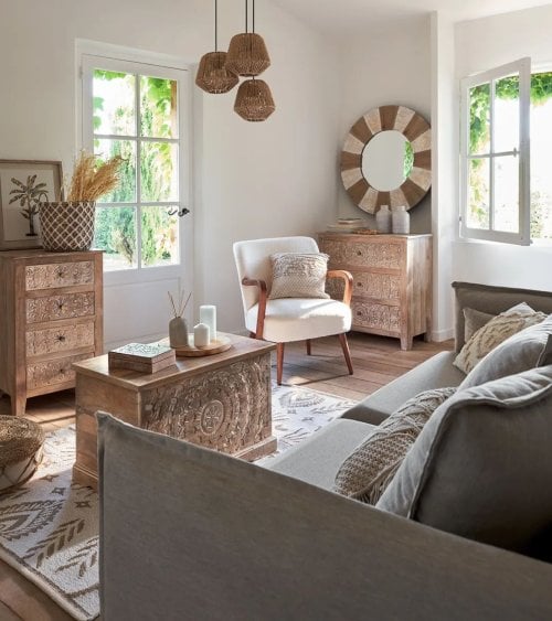 Sillón Borreguillo Chiara de Madera Contrachapada