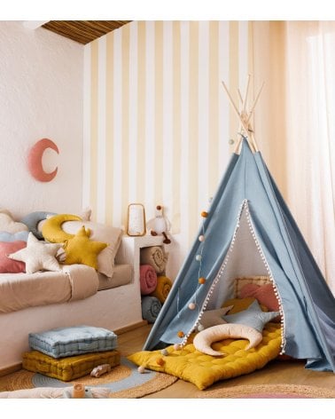 Cojín Infantil Nube de Algodón y Poliéster