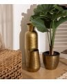 Jarrón Alto Golden de Metal
