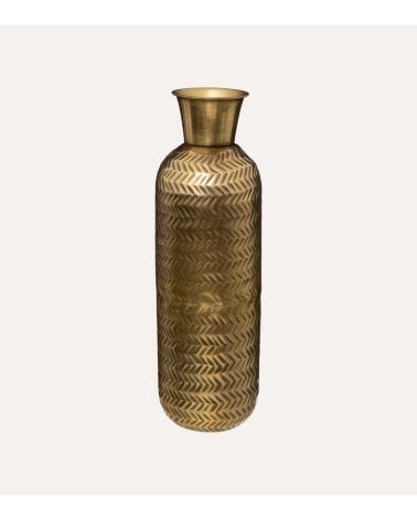 Jarrón Alto Golden de Metal