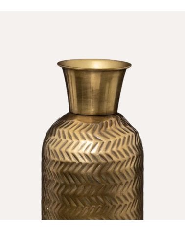 Jarrón Alto Golden de Metal