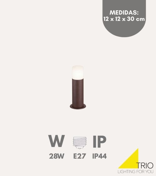 Baliza de Luz Hoosic E27 28 W para Exteriores